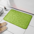 1pc embossed fiber carpet, bathroom living